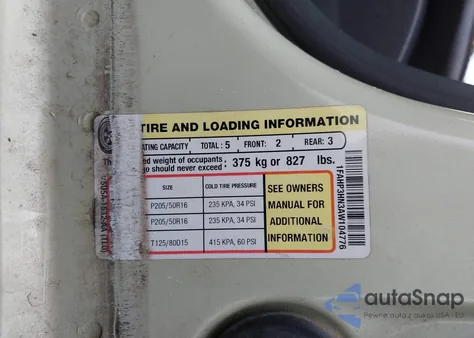 2010 Ford Focus Sel from USA, damaged, VIN 1FAHP3HN3AW104776